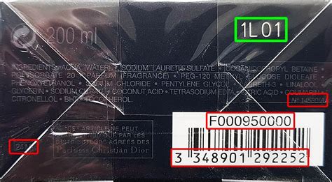 air dior serial number|check dior perfume serial number.